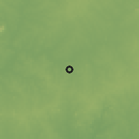 Shaded relief of the 60 km around Akim Swedru, drawn from the GMTED2010 grid