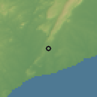 Shaded relief of the 60 km around Taifa, drawn from the GMTED2010 grid