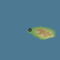 Shaded relief of the 53 km around Kamariótissa, drawn from the GMTED2010 grid