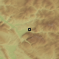 Shaded relief of the 53 km around Kónitsa, drawn from the GMTED2010 grid