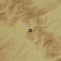 Shaded relief of the 53 km around Korisós, drawn from the GMTED2010 grid