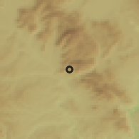 Shaded relief of the 53 km around Siátista, drawn from the GMTED2010 grid