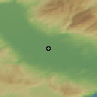 Shaded relief of the 53 km around Skoútari, drawn from the GMTED2010 grid