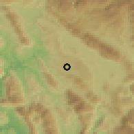 Shaded relief of the 53 km around Staurákion, drawn from the GMTED2010 grid