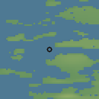 Shaded relief of the 41 km around Ikerasaarsuk, drawn from the GMTED2010 grid