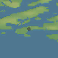 Shaded relief of the 45 km around Kingitooq, drawn from the GMTED2010 grid
