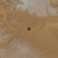 Shaded relief of the 59 km around Malacatancito, drawn from the GMTED2010 grid