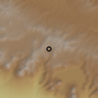 Shaded relief of the 59 km around Nahualá, drawn from the GMTED2010 grid