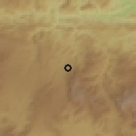 Shaded relief of the 59 km around Palencia, drawn from the GMTED2010 grid