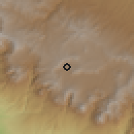 Shaded relief of the 59 km around Cajolá, drawn from the GMTED2010 grid