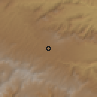 Shaded relief of the 59 km around Quiché, drawn from the GMTED2010 grid