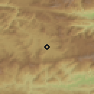Shaded relief of the 59 km around Salamá, drawn from the GMTED2010 grid