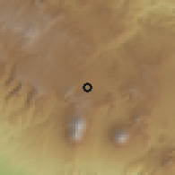 Shaded relief of the 59 km around San Andrés Itzapa, drawn from the GMTED2010 grid