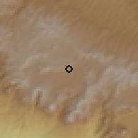 Shaded relief of the 59 km around San Andrés Xecul, drawn from the GMTED2010 grid