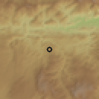 Shaded relief of the 59 km around San Antonio la Paz, drawn from the GMTED2010 grid