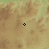 Shaded relief of the 59 km around San Luis Jilotepeque, drawn from the GMTED2010 grid