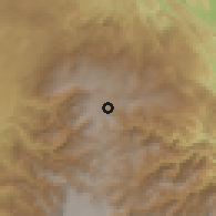 Shaded relief of the 59 km around San Mateo Ixtatán, drawn from the GMTED2010 grid