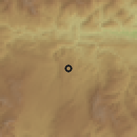Shaded relief of the 59 km around San Pedro Ayampuc, drawn from the GMTED2010 grid