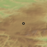 Shaded relief of the 59 km around San Pedro Carchá, drawn from the GMTED2010 grid