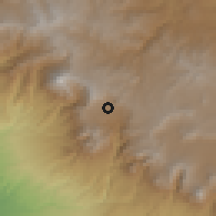 Shaded relief of the 59 km around San Pedro Sacatepéquez, drawn from the GMTED2010 grid