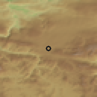 Shaded relief of the 59 km around Santa Cruz Verapaz, drawn from the GMTED2010 grid