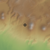 Shaded relief of the 59 km around Yepocapa, drawn from the GMTED2010 grid