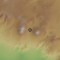 Shaded relief of the 59 km around Alotenango, drawn from the GMTED2010 grid