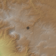 Shaded relief of the 59 km around Comitancillo, drawn from the GMTED2010 grid