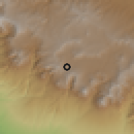 Shaded relief of the 59 km around Concepción Chiquirichapa, drawn from the GMTED2010 grid