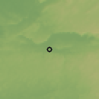Shaded relief of the 59 km around Flores, drawn from the GMTED2010 grid