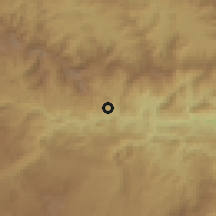 Shaded relief of the 59 km around Granados, drawn from the GMTED2010 grid