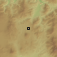 Shaded relief of the 59 km around Ipala, drawn from the GMTED2010 grid