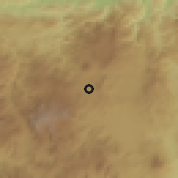 Shaded relief of the 59 km around Jalapa, drawn from the GMTED2010 grid