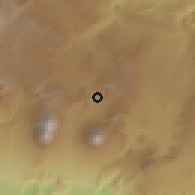 Shaded relief of the 59 km around Jocotenango, drawn from the GMTED2010 grid