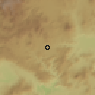 Shaded relief of the 59 km around Jutiapa, drawn from the GMTED2010 grid