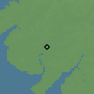Shaded relief of the 60 km around Mato Farroba, drawn from the GMTED2010 grid