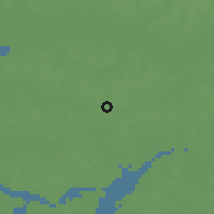 Shaded relief of the 60 km around Pelundo, drawn from the GMTED2010 grid