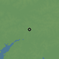 Shaded relief of the 60 km around Bula, drawn from the GMTED2010 grid