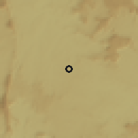 Shaded relief of the 60 km around Beyla, drawn from the GMTED2010 grid