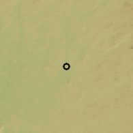 Shaded relief of the 60 km around Guékédou, drawn from the GMTED2010 grid