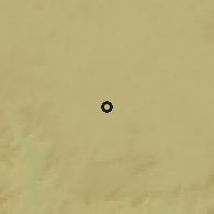 Shaded relief of the 60 km around Kissidougou, drawn from the GMTED2010 grid