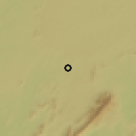Shaded relief of the 60 km around Lola, drawn from the GMTED2010 grid