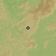 Shaded relief of the 60 km around Télimélé, drawn from the GMTED2010 grid