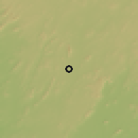Shaded relief of the 60 km around Yomou, drawn from the GMTED2010 grid