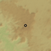 Shaded relief of the 60 km around Dalaba, drawn from the GMTED2010 grid
