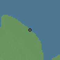 Shaded relief of the 60 km around Bushlot No. 28, drawn from the GMTED2010 grid