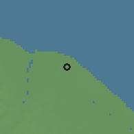 Shaded relief of the 60 km around Buxton, drawn from the GMTED2010 grid