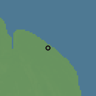 Shaded relief of the 60 km around Clifton, drawn from the GMTED2010 grid