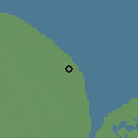 Shaded relief of the 60 km around Dingwall, drawn from the GMTED2010 grid