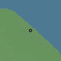 Shaded relief of the 60 km around Fairfield, drawn from the GMTED2010 grid